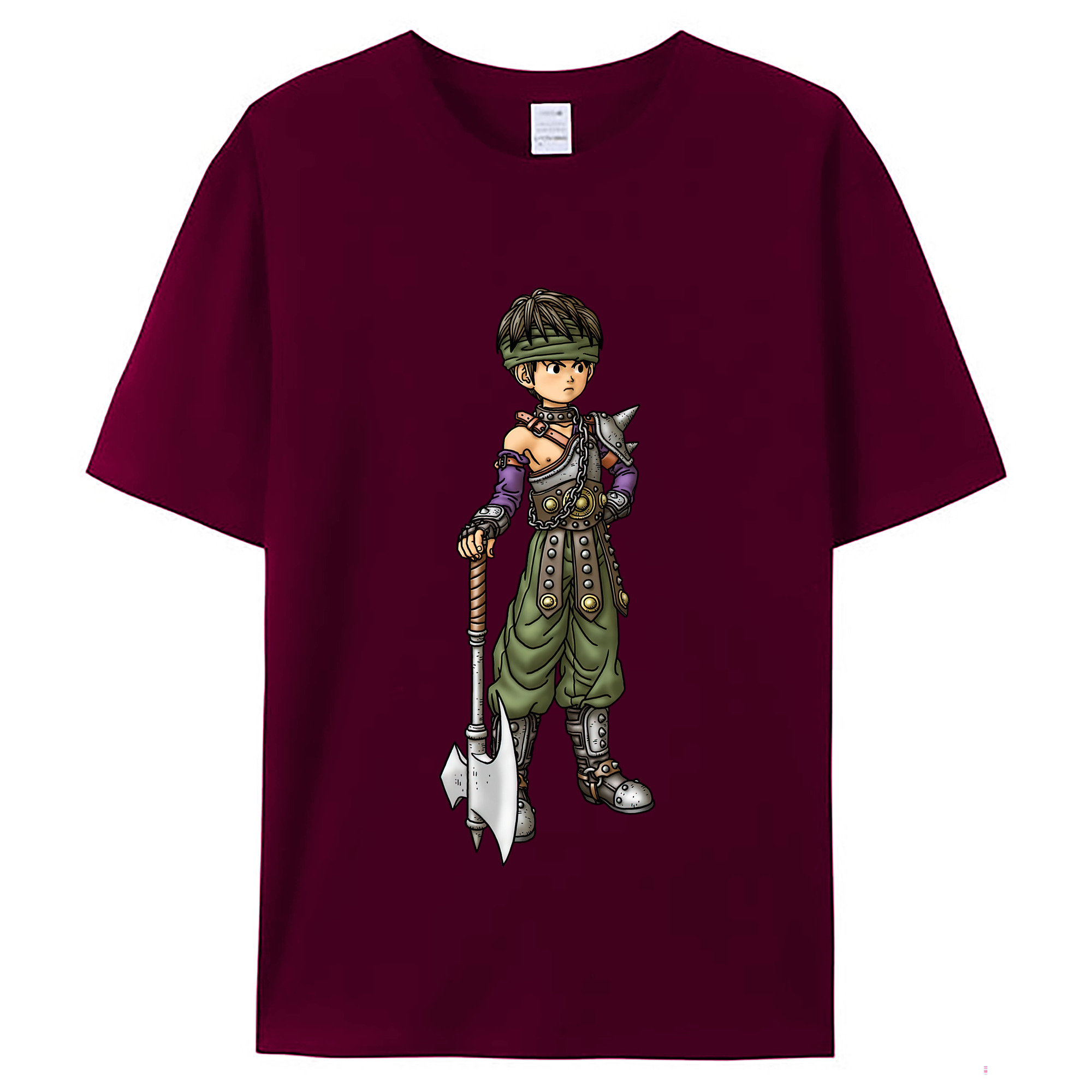 （画像用） ドラゴンクエスト Doragon Kuesuto Dragon Quest レディースカジュアルプリントTシャツ（綿100％）